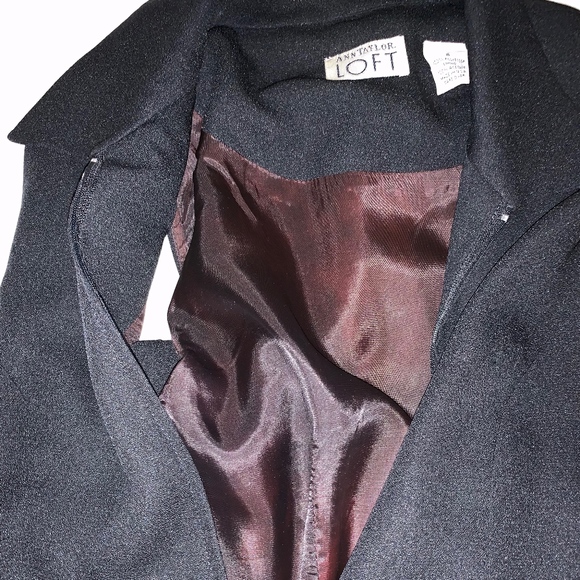 VINTAGE Ann Taylor Black Sleeveless Jumpsuit - Picture 4 of 4